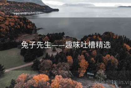 兔子先生——趣味吐槽精选