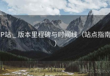 P站 _ 版本里程碑与时间线(站点指南) P站 _ 版本里程碑与时间线(站点指南)